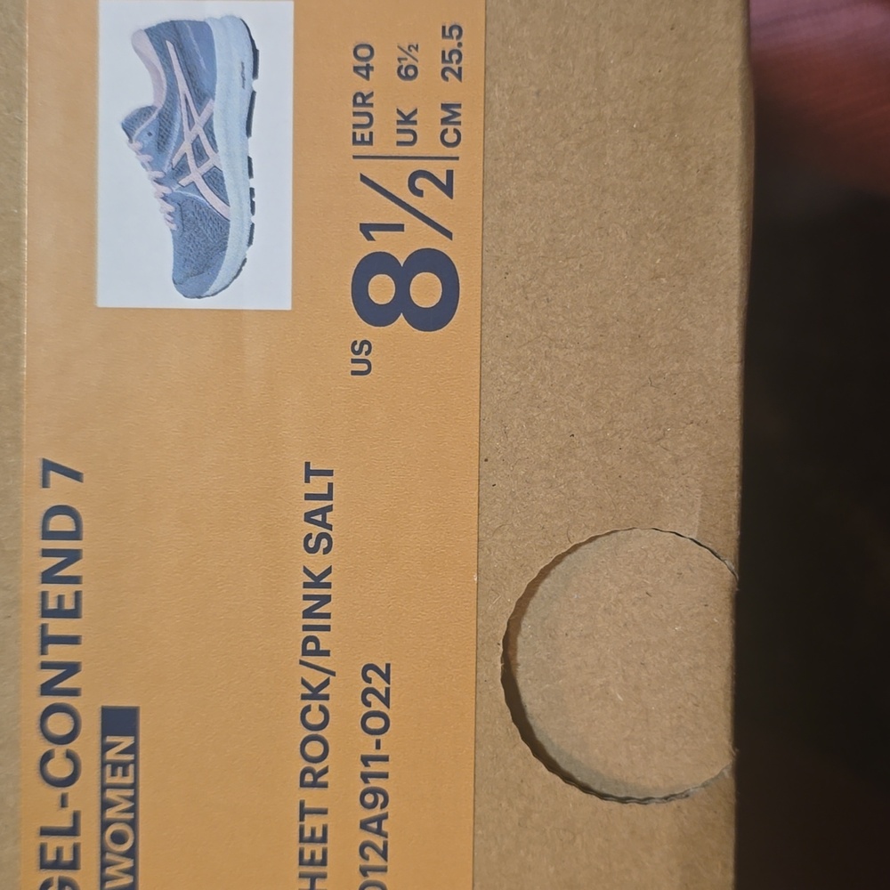 Asics Pink and Gray Athletic Sneakers - Picture 2 of 4